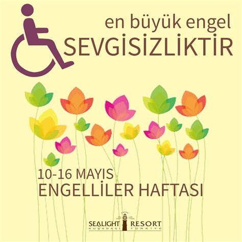 Engelliler haftası ile ilgili açılış konuşması